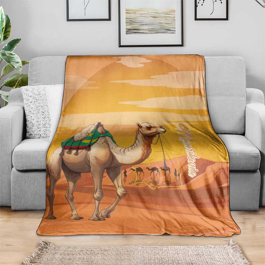 Mauritania Sahara Blanket Camel With Map - Wonder Print Shop