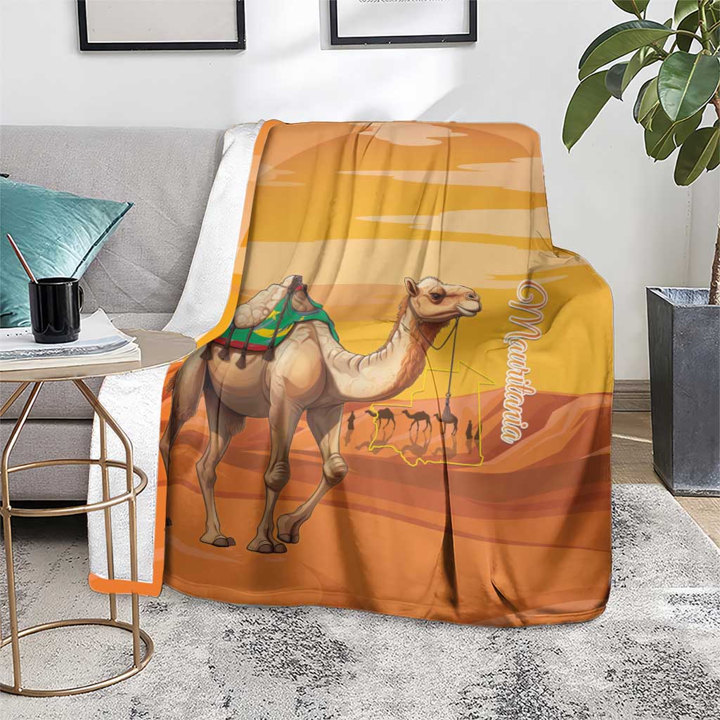 Mauritania Sahara Blanket Camel With Map - Wonder Print Shop