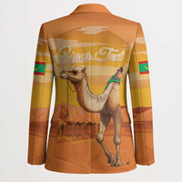 Personalized Mauritania Sahara Blazer Camel With Map - Wonder Print Shop