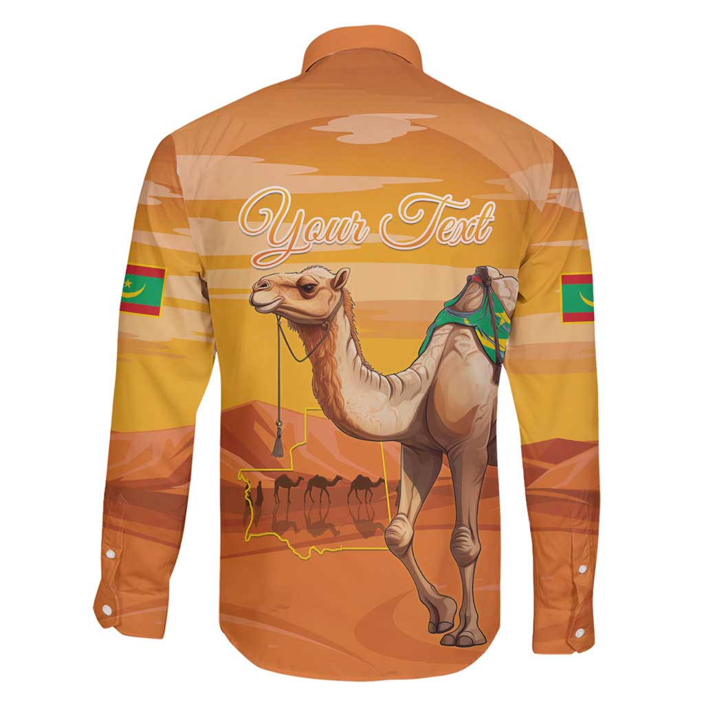 Personalized Mauritania Sahara Family Matching Long Sleeve Bodycon Dress and Hawaiian Shirt Camel With Map - Wonder Print Shop