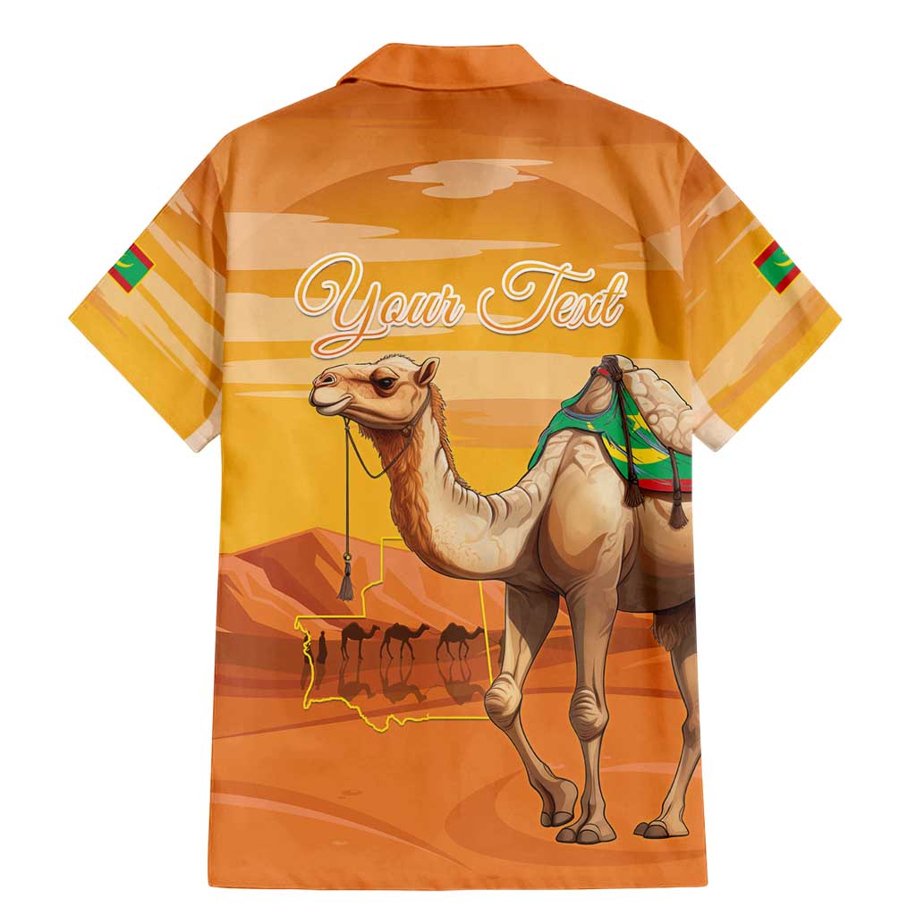 Personalized Mauritania Sahara Family Matching Mermaid Dress and Hawaiian Shirt Camel With Map - Wonder Print Shop