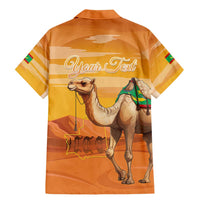 Personalized Mauritania Sahara Family Matching Mermaid Dress and Hawaiian Shirt Camel With Map - Wonder Print Shop
