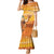 Personalized Mauritania Sahara Family Matching Mermaid Dress and Hawaiian Shirt Camel With Map - Wonder Print Shop