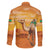 Personalized Mauritania Sahara Family Matching Off The Shoulder Long Sleeve Dress and Hawaiian Shirt Camel With Map - Wonder Print Shop