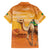 Personalized Mauritania Sahara Family Matching Puletasi and Hawaiian Shirt Camel With Map - Wonder Print Shop