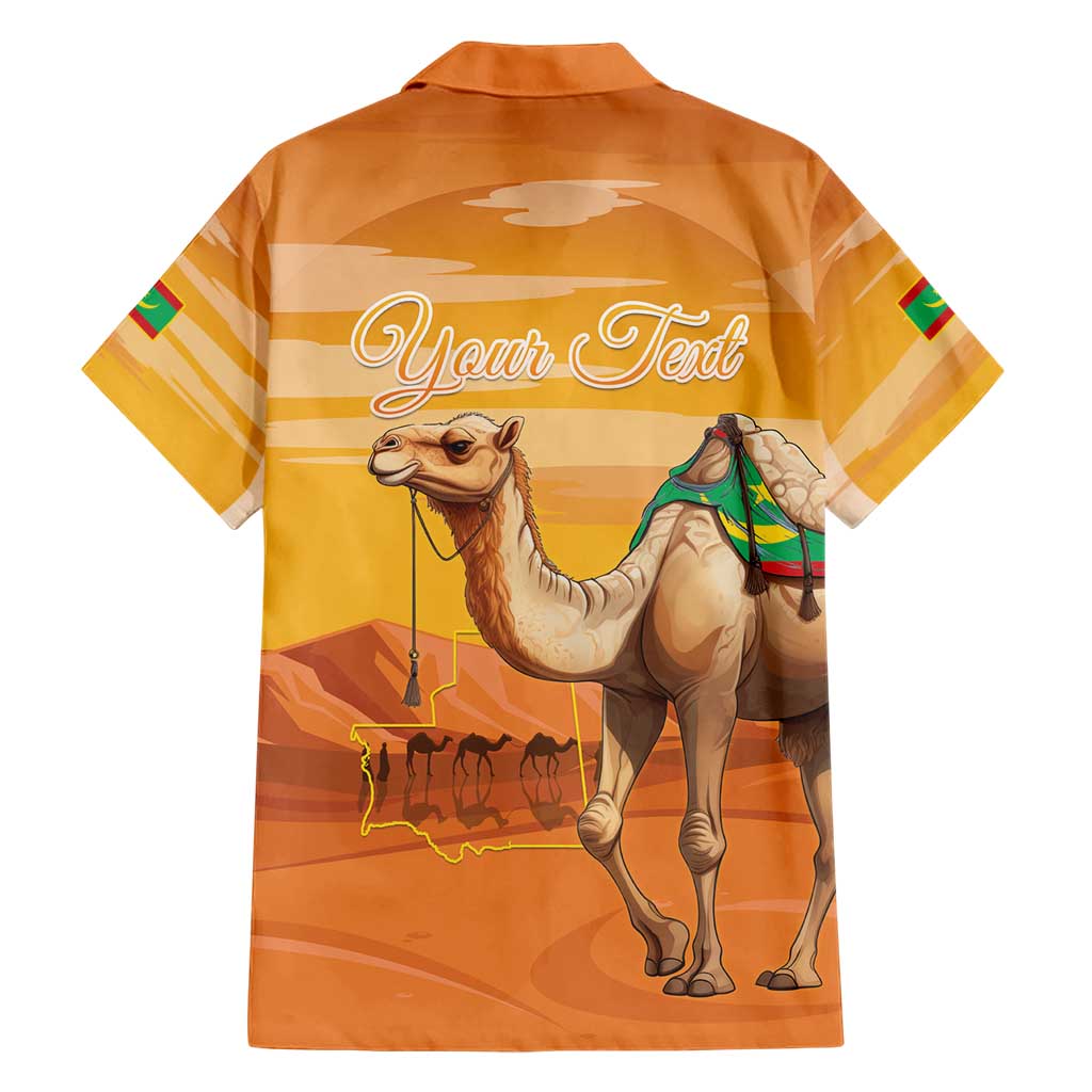 Personalized Mauritania Sahara Family Matching Short Sleeve Bodycon Dress and Hawaiian Shirt Camel With Map - Wonder Print Shop
