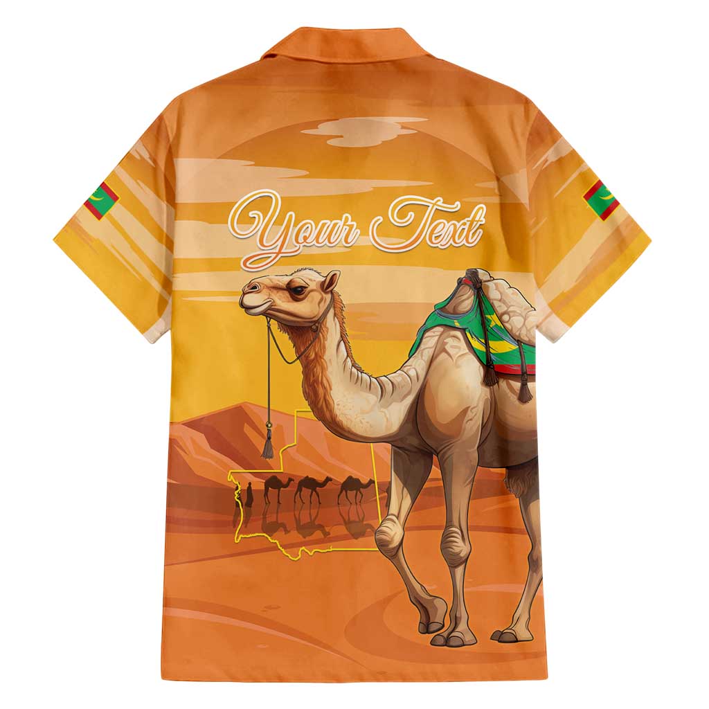 Personalized Mauritania Sahara Family Matching Summer Maxi Dress and Hawaiian Shirt Camel With Map - Wonder Print Shop