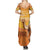 Personalized Mauritania Sahara Family Matching Summer Maxi Dress and Hawaiian Shirt Camel With Map - Wonder Print Shop