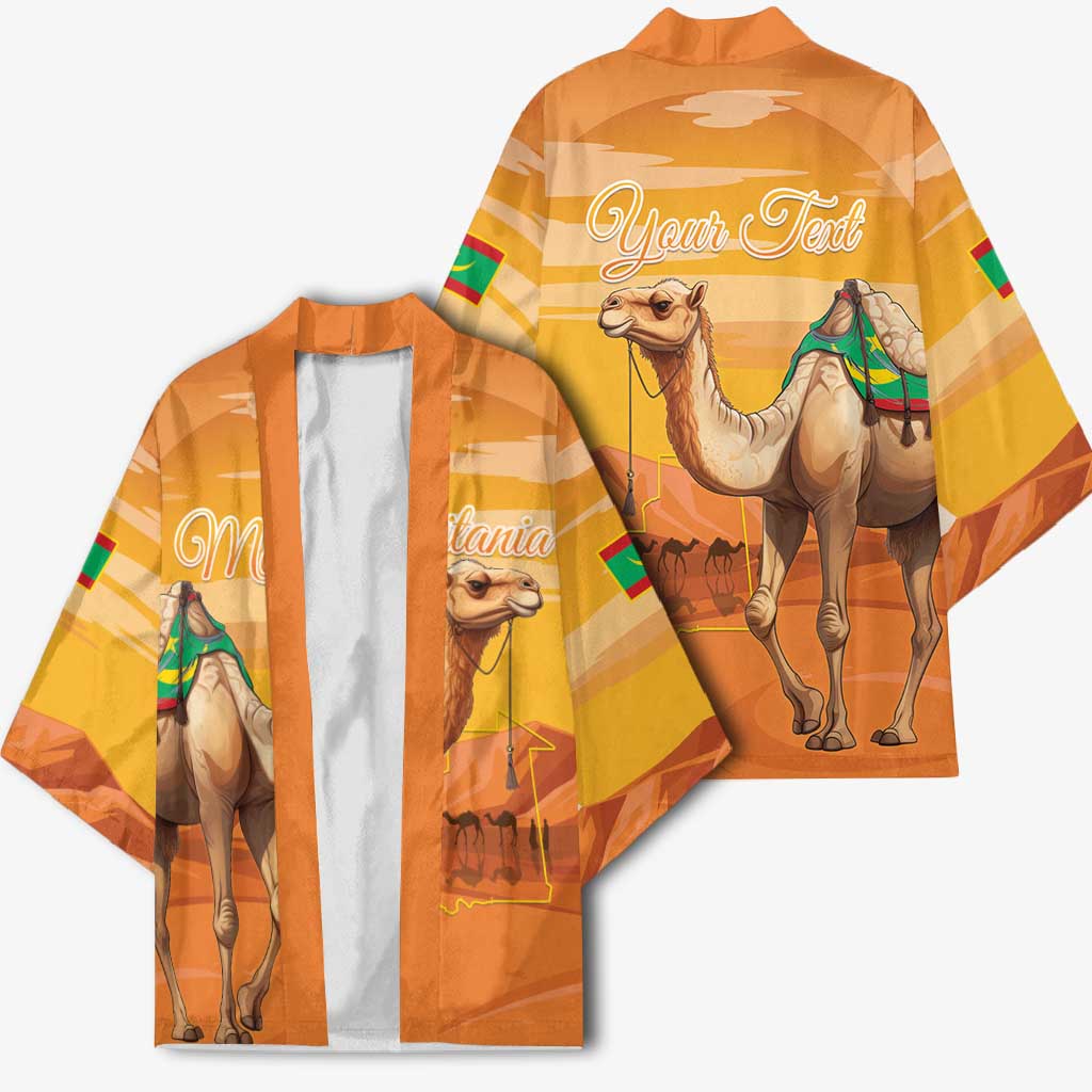 Personalized Mauritania Sahara Kimono Camel With Map - Wonder Print Shop