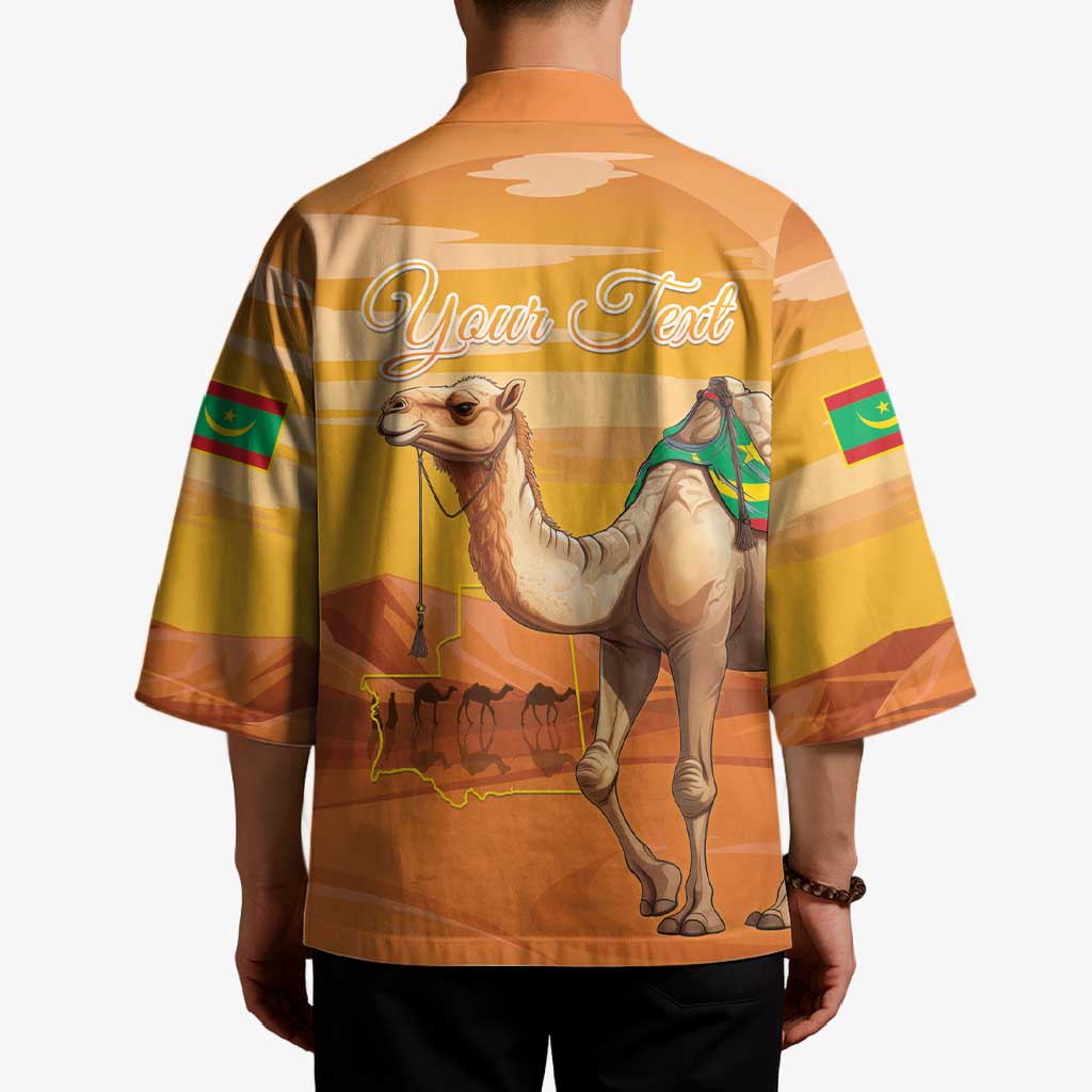 Personalized Mauritania Sahara Kimono Camel With Map - Wonder Print Shop