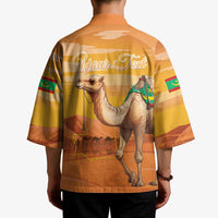 Personalized Mauritania Sahara Kimono Camel With Map - Wonder Print Shop