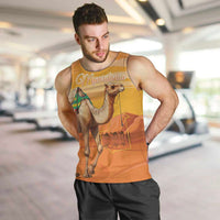 Personalized Mauritania Sahara Men Tank Top Camel With Map - Wonder Print Shop