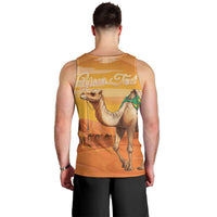 Personalized Mauritania Sahara Men Tank Top Camel With Map - Wonder Print Shop