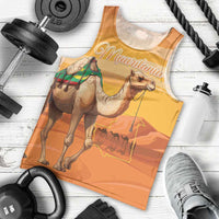 Personalized Mauritania Sahara Men Tank Top Camel With Map - Wonder Print Shop
