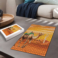Mauritania Sahara Puzzle Camel With Map - Wonder Print Shop