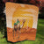 Mauritania Sahara Quilt Camel With Map - Wonder Print Shop