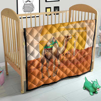 Mauritania Sahara Quilt Camel With Map - Wonder Print Shop