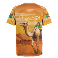 Personalized Mauritania Sahara Rugby Jersey Camel With Map - Wonder Print Shop