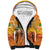 Personalized Mauritania Sahara Sherpa Hoodie Camel With Map - Wonder Print Shop