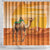 Mauritania Sahara Shower Curtain Camel With Map - Wonder Print Shop