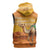 Personalized Mauritania Sahara Sleeveless Hoodie Camel With Map - Wonder Print Shop