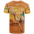 Personalized Mauritania Sahara T Shirt Camel With Map - Wonder Print Shop