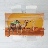 Mauritania Sahara Tablecloth Camel With Map - Wonder Print Shop