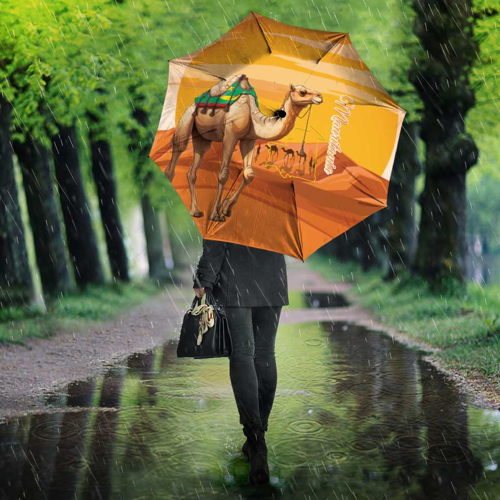 Mauritania Sahara Umbrella Camel With Map - Wonder Print Shop