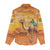 Personalized Mauritania Sahara Women Casual Shirt Camel With Map - Wonder Print Shop
