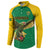 Custom Dominica Football Button Sweatshirt Sisserou Parrot Green Color - Wonder Print Shop