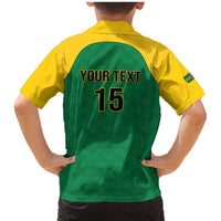 Custom Dominica Football Family Matching Mermaid Dress and Hawaiian Shirt Sisserou Parrot Green Color - Wonder Print Shop