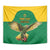 Custom Dominica Football Tapestry Sisserou Parrot Green Color - Wonder Print Shop