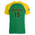 Custom Dominica Football Women V-Neck T-Shirt Sisserou Parrot Green Color - Wonder Print Shop