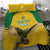 Custom Dominica Football Bedding Set Sisserou Parrot Yellow Color - Wonder Print Shop