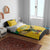 Custom Dominica Football Bedding Set Sisserou Parrot Yellow Color - Wonder Print Shop