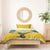 Custom Dominica Football Bedding Set Sisserou Parrot Yellow Color - Wonder Print Shop