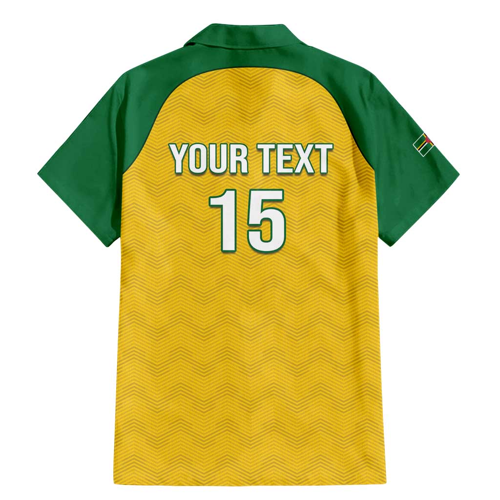 Custom Dominica Football Family Matching Mermaid Dress and Hawaiian Shirt Sisserou Parrot Yellow Color - Wonder Print Shop