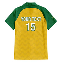 Custom Dominica Football Family Matching Summer Maxi Dress and Hawaiian Shirt Sisserou Parrot Yellow Color - Wonder Print Shop