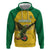 Custom Dominica Football Hoodie Sisserou Parrot Yellow Color - Wonder Print Shop