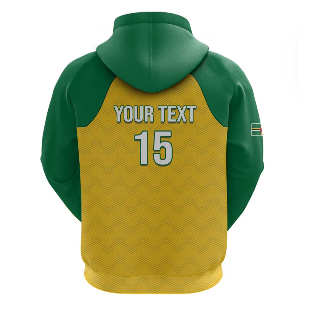 Custom Dominica Football Hoodie Sisserou Parrot Yellow Color - Wonder Print Shop