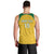 Custom Dominica Football Men Tank Top Sisserou Parrot Yellow Color - Wonder Print Shop