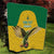 Custom Dominica Football Quilt Sisserou Parrot Yellow Color - Wonder Print Shop
