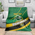 Personalised Dominica Football Blanket Sporty Style