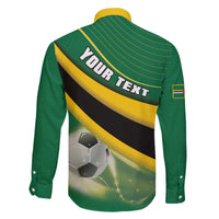 Personalised Dominica Football Family Matching Off The Shoulder Long Sleeve Dress and Hawaiian Shirt Sporty Style - Wonder Print Shop