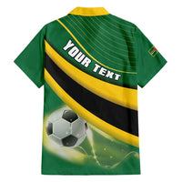 Personalised Dominica Football Family Matching Short Sleeve Bodycon Dress and Hawaiian Shirt Sporty Style - Wonder Print Shop