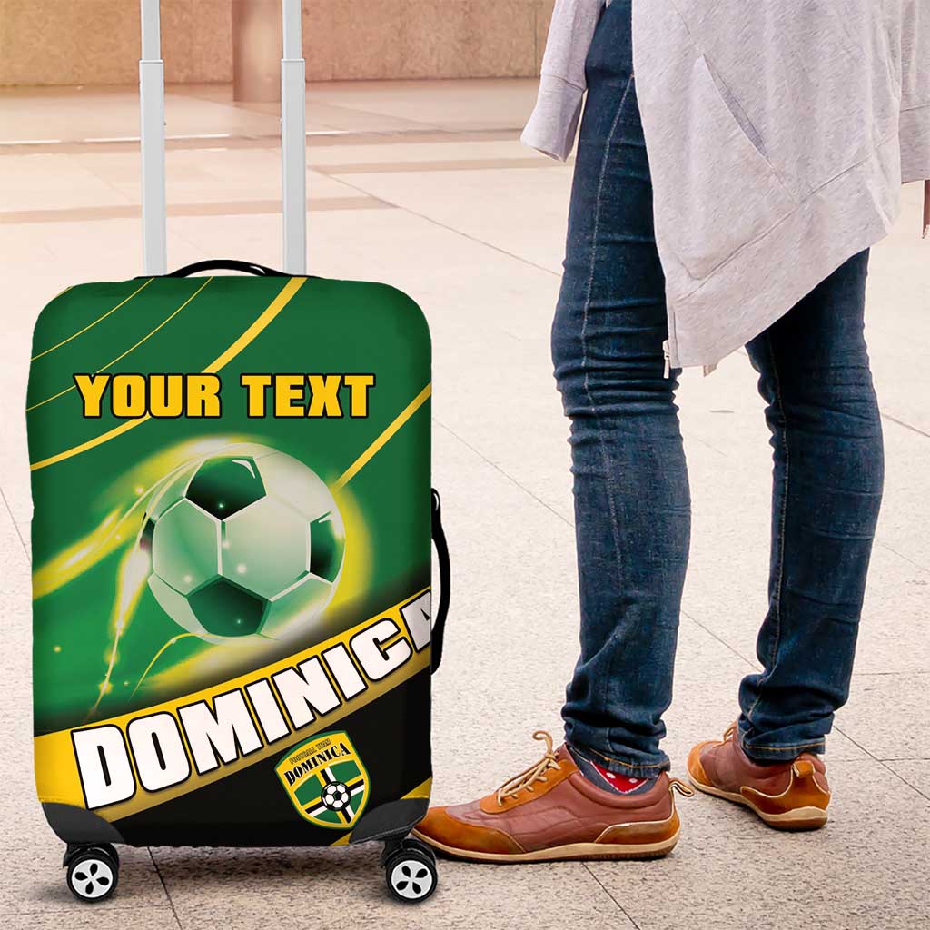 Personalised Dominica Football Luggage Cover Sporty Style - Wonder Print Shop