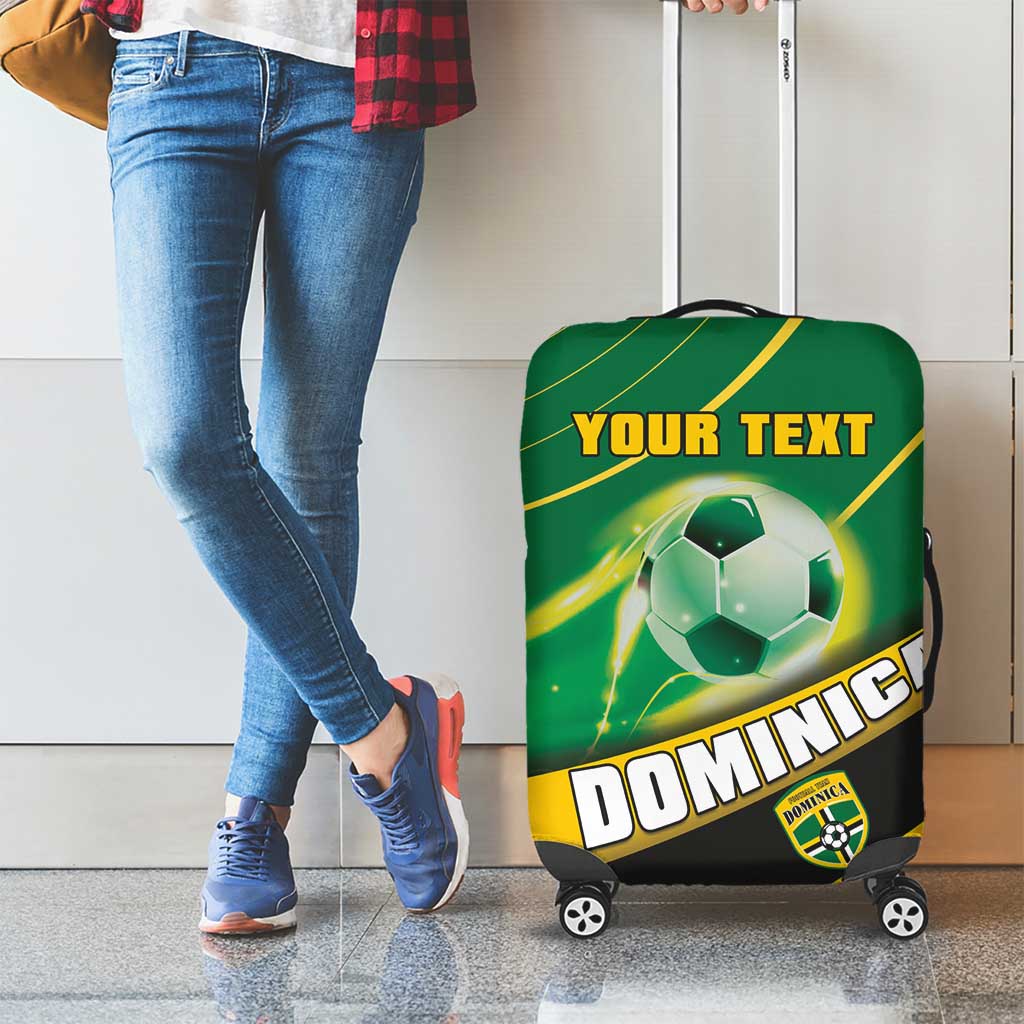 Personalised Dominica Football Luggage Cover Sporty Style - Wonder Print Shop
