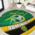 Personalised Dominica Football Round Carpet Sporty Style
