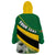 Personalised Dominica Football Wearable Blanket Hoodie Sporty Style - Wonder Print Shop