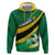 Personalised Dominica Football Zip Hoodie Sporty Style - Wonder Print Shop